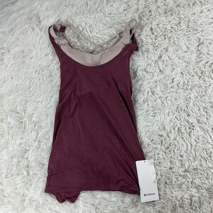NWT Lululemon Tied in Energy 2-in-1 Tank Plumful / Pink Bliss